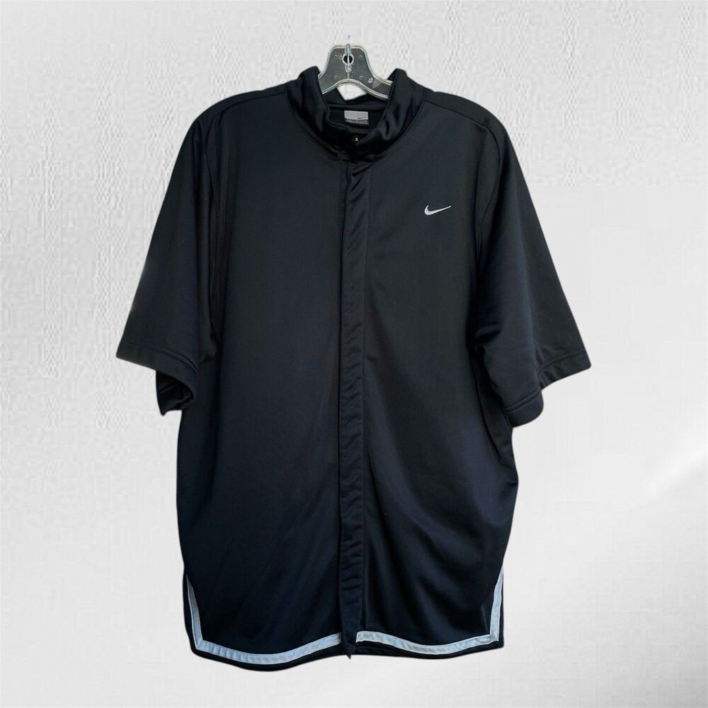 Vintage Y2K Nike Tear Away Basketball Warmup Shooting Short Sleeve Jacket Men L